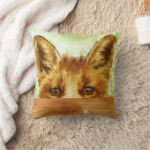Coussin de jet de renard de piaulement (Couverture)