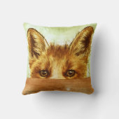 Coussin de jet de renard de piaulement (Verso)