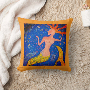 Coussin de jet de sirène