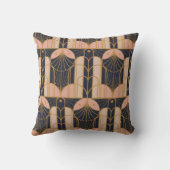 Coussin de jet de style Art déco (Verso)