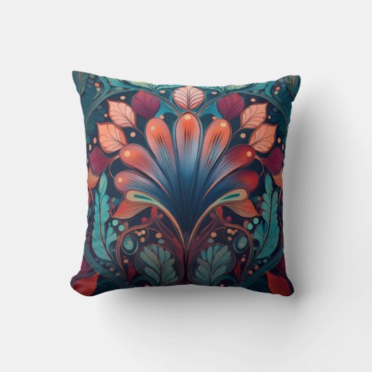 Coussin de jet de style Art nouveau (Recto)