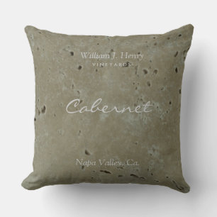 Coussin de jet de vignoble de vin