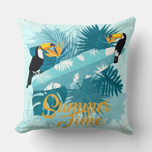 Coussin de jet d'été (Recto)