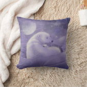 Coussin de jet doux ours polaires (Couverture)