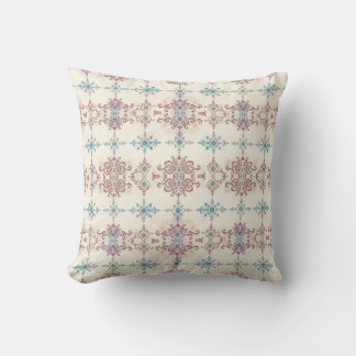 Coussin de jet élégant à motifs de défilement vint