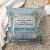 Coussin de jet - Élégant coussin de jet de mariage (Couverture)