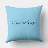 Coussin de jet - Élégant coussin de jet de mariage (Verso)