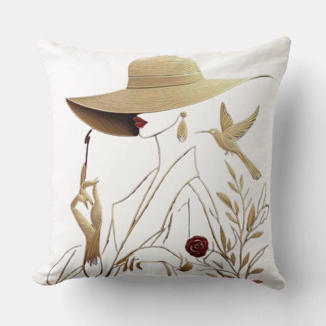 Coussin de jet élégant et sophistiqué (Recto)