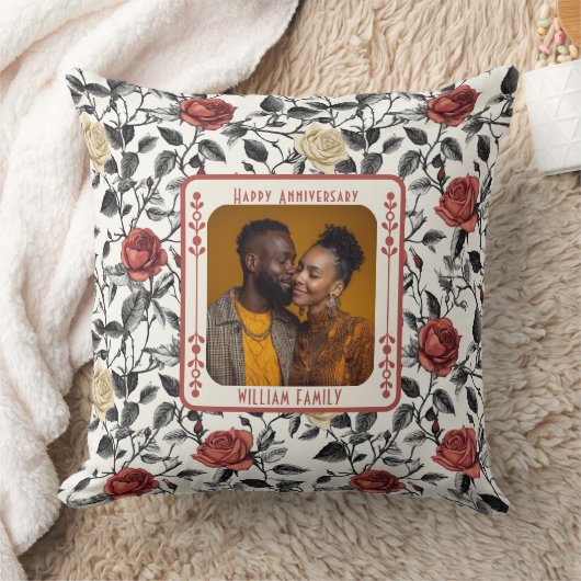 Coussin de jet élégant pour couple (Couverture)