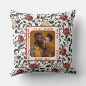 Coussin de jet élégant pour couple (Verso)