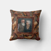 Coussin de jet élégant pour la Saint-Valentin et l (Verso)