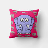 Coussin de jet éléphant (Verso)