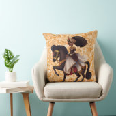 Coussin de jet en coton de princesse équestre afri (Chaise)