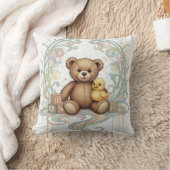 Coussin de jet en forme d'ours en peluche (Couverture)