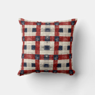 Coussin de jet en treillis Americana