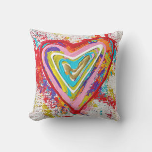 Coussin de jet extérieur 16 x 16 Red Heart