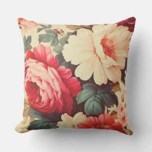 Coussin de jet Fleur de jardin grandeur