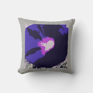 Coussin de jet floral graphique