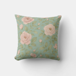 Coussin de jet floral vintage
