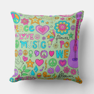 Coussin de jet Groovy Coloré - Maison & Vie