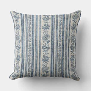 Coussin de jet Hamptons Bleu