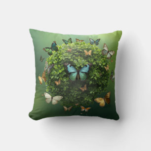 Coussin de jet Harmony Nature Sphere Papillon