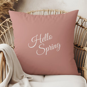 Coussin de jet Hello Spring Dusty Rose