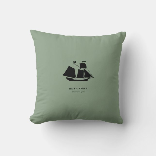 Coussin de jet — HMS Gaspee (Recto)