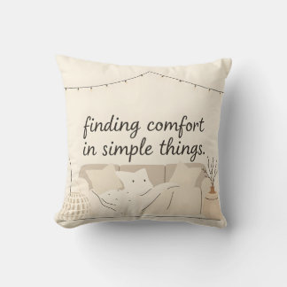 Coussin de jet Hygge | Décoration de maison scandi