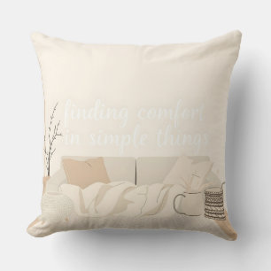 Coussin de jet Hygge Décoration de maison scandi