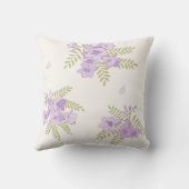 Coussin de jet Jacaranda Fleurs Australiennes (Verso)