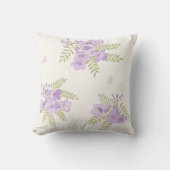 Coussin de jet Jacaranda Fleurs Australiennes (Recto)