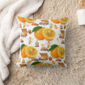 Coussin de jet, Joyeux Anniversaire Gâteau d'Orang (Couverture)