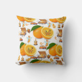 Coussin de jet, Joyeux Anniversaire Gâteau d'Orang (Recto)
