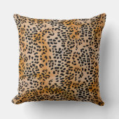 Coussin de jet Léopard  (Recto)
