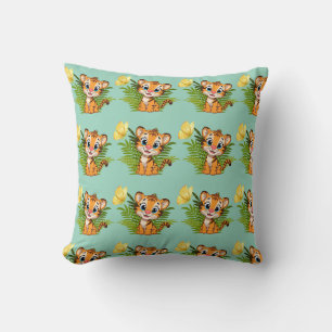 Coussin de jet Little Tiger & Butterfly