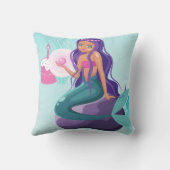 Coussin de jet mermaid (Verso)