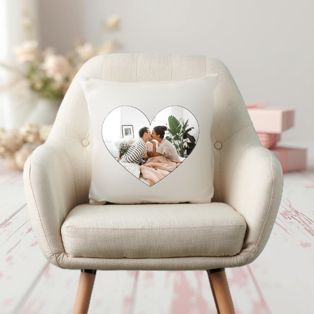 Coussin de jet minimaliste Vous êtes aimé Neutre (Créateur téléchargé)