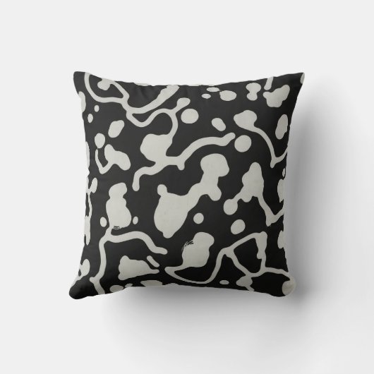 Coussin de jet motif vache (Verso)