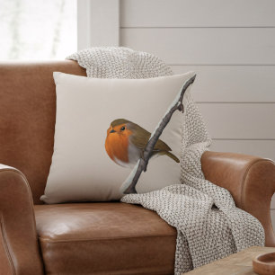 Coussin de jet naturel de branche hivernale de Rob