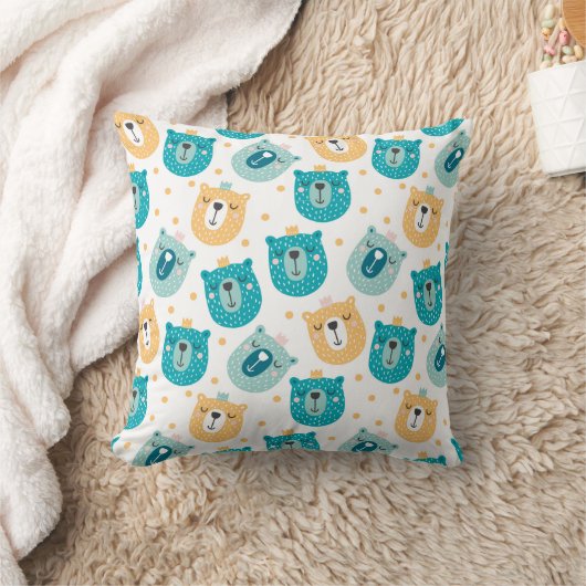 Coussin de jet ours mignon (Couverture)