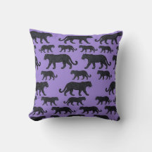 Coussin de jet Panther Lavande Déco Maison Bohème