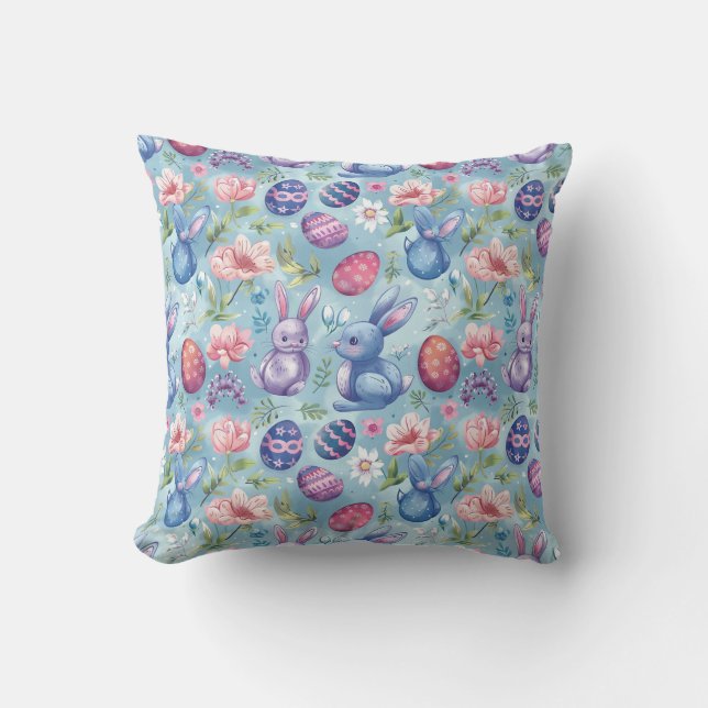 Coussin de jet Pâques 5 Fleur de printemps (Recto)