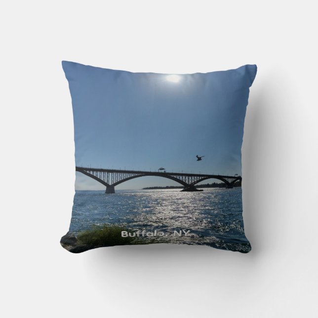 Coussin de jet Peace Bridge (Recto)