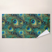 Coussin de jet Peacock Passion (Serviette de bain)