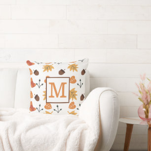 Coussin de jet personnalisé d'automne