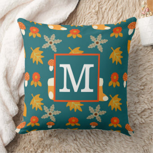 Coussin de jet personnalisé d'automne