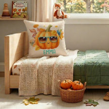 Coussin de jet personnalisé pour enfants avec citr