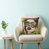 Coussin de jet Pop Art Chic Parisien (Chaise)
