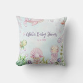 Coussin de jet pour Baby Shower Sous l'océan (Recto)